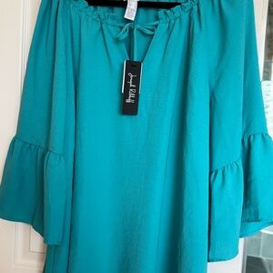 Joseph Ribkoff Turquoise Blouse